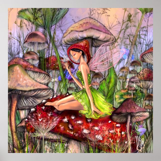 Mushrooms Fantasy Poster (Vorne)