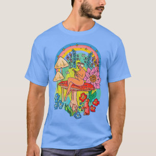 Mushrooms für die Mystische Flora mit Katzenruinbo T-Shirt