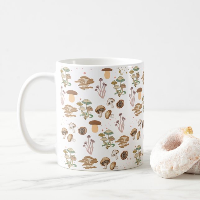 Mushrooms Kaffeetasse (Mit Donut)