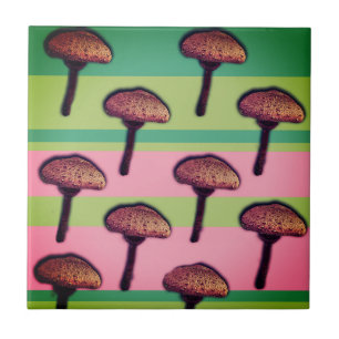 Mushrooms Muster Keramik Foto Tile Fliese