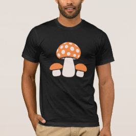 Mushrooms Three Group Spotted Family Fungi Nature T-Shirt