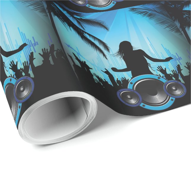 Music 23 Wrapping Paper Geschenkpapier (Rolleneckpunkt)