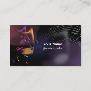 Music 7 Business Card Visitenkarte
