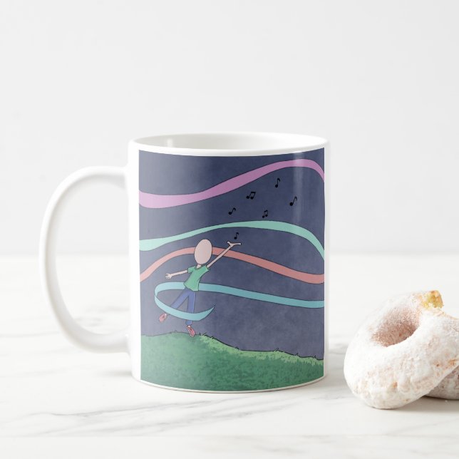 Music and Melody Coffee Tasse (Mit Donut)