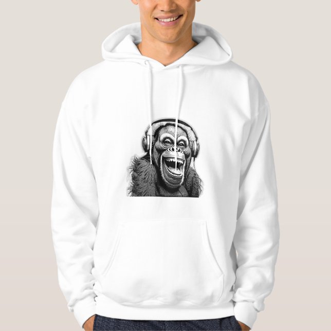 Music Ape Hoodie (Vorderseite)