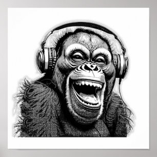 Music Ape Poster