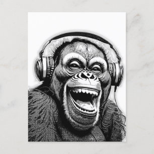 Music Ape Postkarte