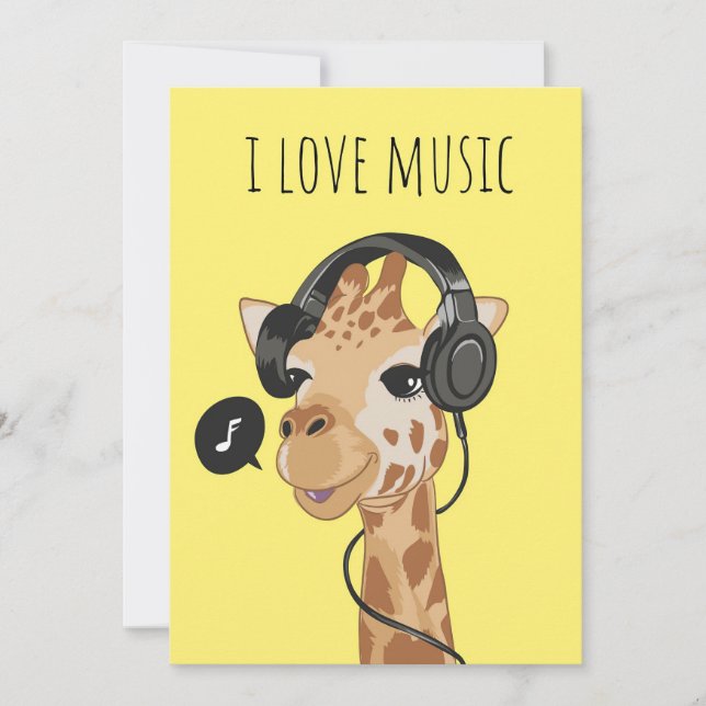Music Art I Liebe Music Save The Date (Vorderseite)