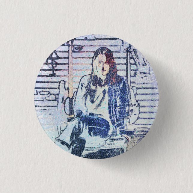 Music Art Print Button (Vorderseite)
