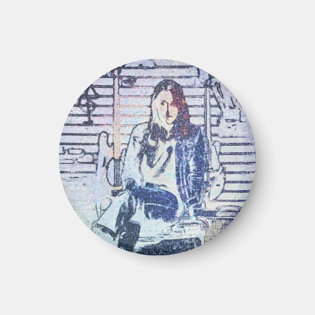 Music Art Print Magnet (Vorne)