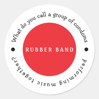 Music Band  name Runder Aufkleber