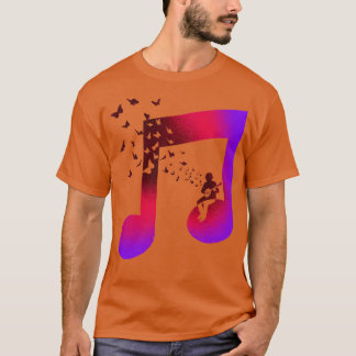 Music Banjo Butterfly T-Shirt