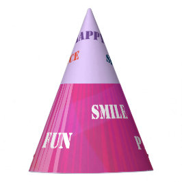 Music Beat Red Party Hat Partyhütchen