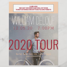 Music, Book, Tour, Band, Author Flyer