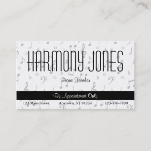 Music Business Card Visitenkarte