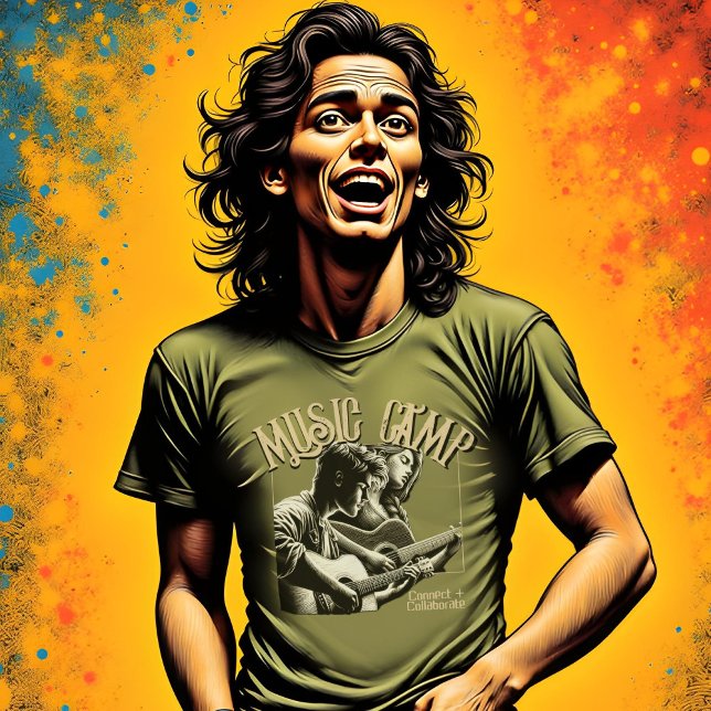 Music Camp Connect Collaborate T - Shirt (Von Creator hochgeladen)