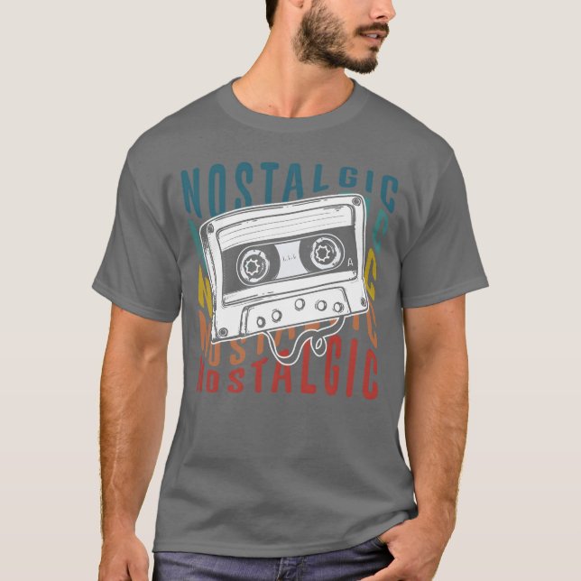 Music Cassettehemed Rock Original retro T-Shirt (Vorderseite)