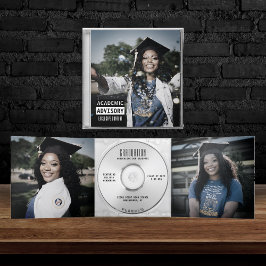 Music CD Album Cover Booklet Abschluss Dreifach Gefaltete Ankündigung