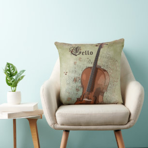 Music CELLO - Pillow Kissen