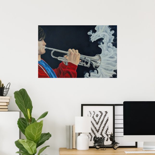 Music Challenges the Darkness Poster (Heimbüro)