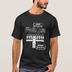 Music Choir Singen Members Redewendungen Funny Chr T-Shirt