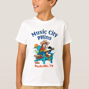 Music City Phines Kids Front Logo T - Shirt