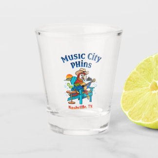 Music City Phins Shot Glass Schnapsglas