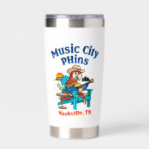 Music City Phins Stainless Steel Tumbler
