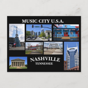 MUSIC CITY USA Postkarte