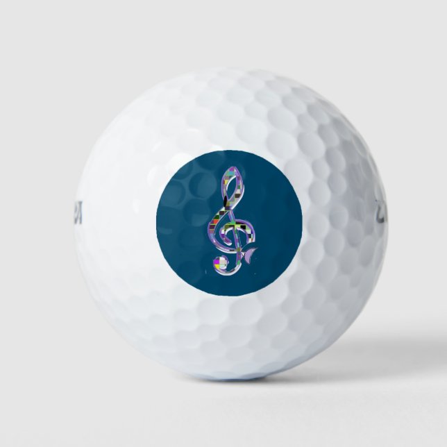 Music Clef G Golfball (Vorderseite)
