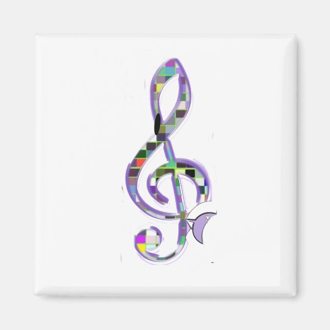 Music Clef G Magnet (Vorne)