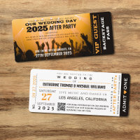 Music Concert VIP Ticket mit QR Code