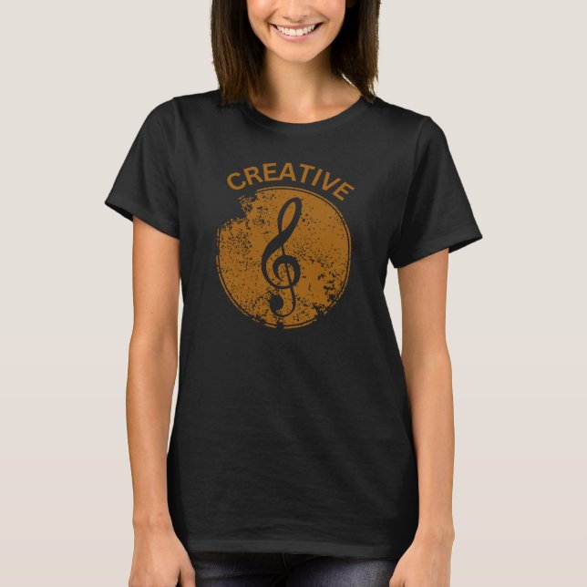 Music Creative Cool Musician design T-Shirt (Vorderseite)