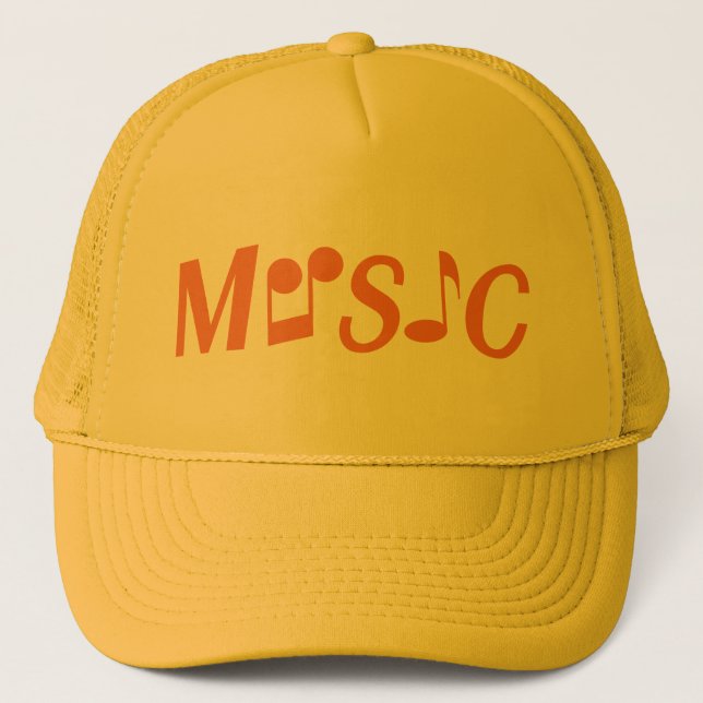 MUSIC Custom Hats Truckerkappe (Vorderseite)