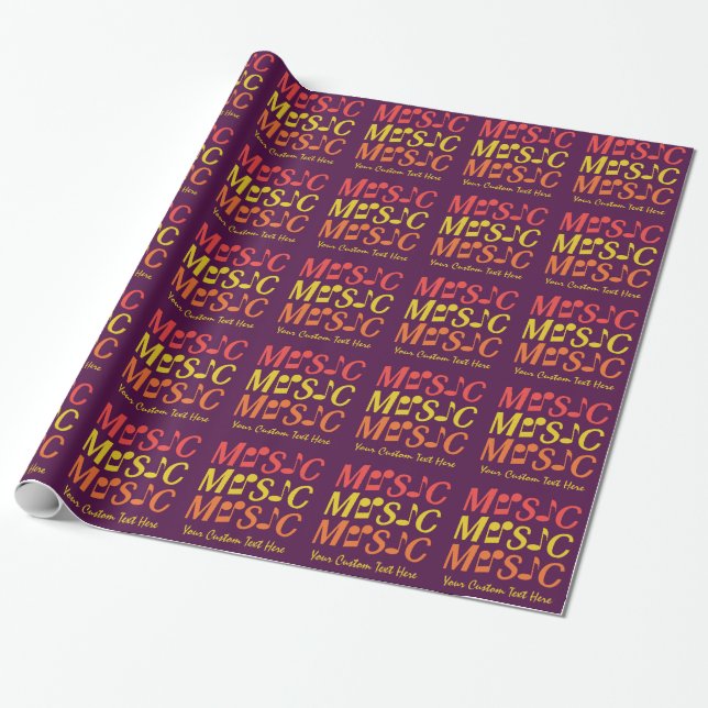 MUSIC Custom Packpapier (Ungerollt)