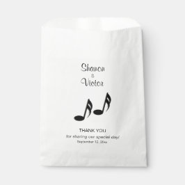 Music Design Wedding Vielen Dank Geschenktütchen