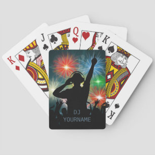 Music DJ benutzerdefinierte Textspielkarten Spielkarten