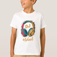 Music DJ bunt Kopfhörer Personalisiert Name