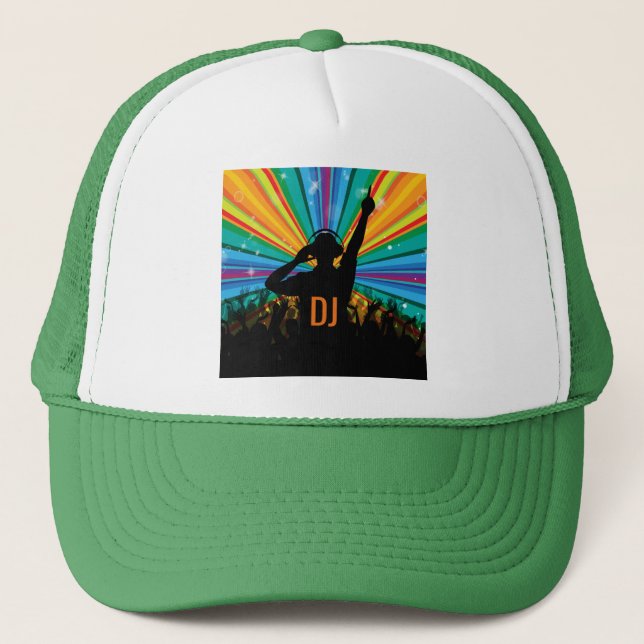 Music DJ Custom Hats Truckerkappe (Vorderseite)