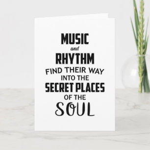 Music DJ Dance Art Hip Hop Gitarre Rock Funny Gift Karte