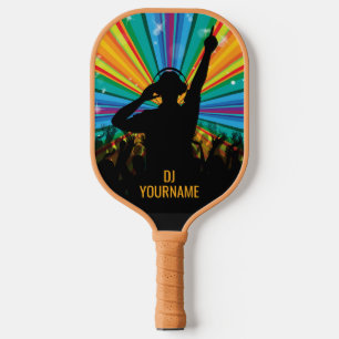 Music DJ individuelle Name Pickleball Schläger