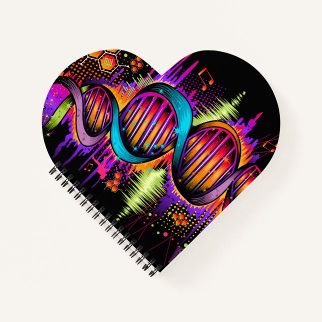 Music DNA Notizbuch (Vorderseite)