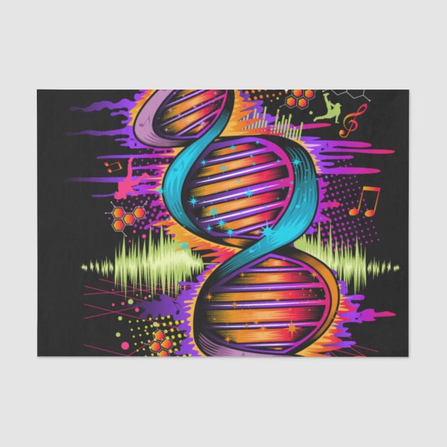 Music DNA Seidenpapier (Vorderseite)