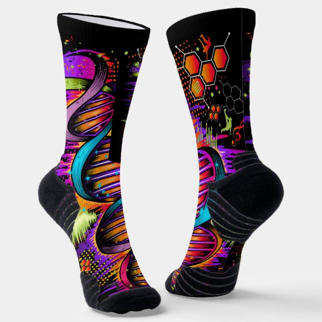 Music DNA Socken (Gewinkelt)