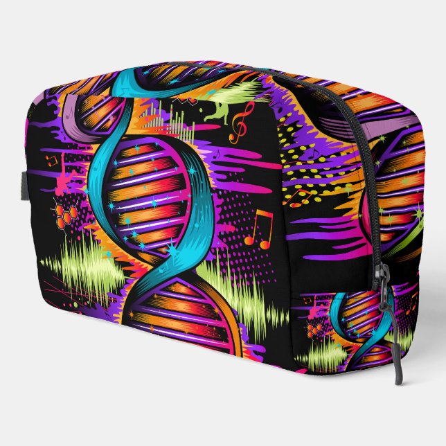 Music DNA Waschbeutel (Rechte Ecke)