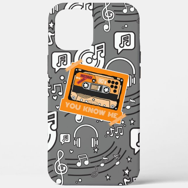 Music Doodles Case-Mate iPhone Hülle (Rückseite)