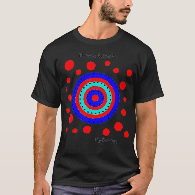 Music Drum Circle Spaß Artists Art Funny T-Shirt (Vorderseite)