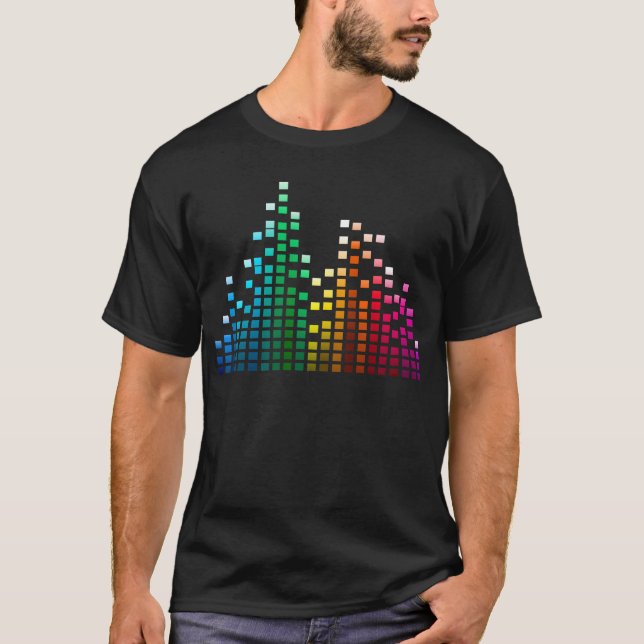 Music Equalizer T - Shirt (Vorderseite)