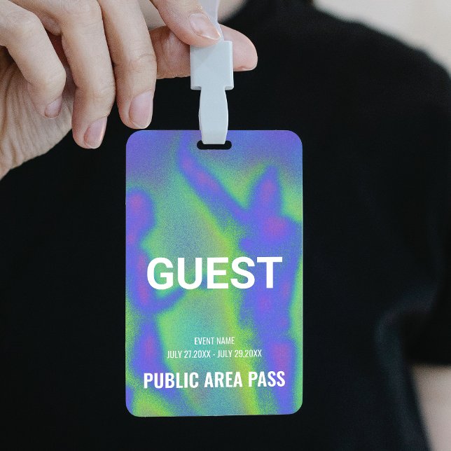 Music Festival Partys Guest Pass Event Ausweis (Music Festival Party Guest Pass Event Badge)