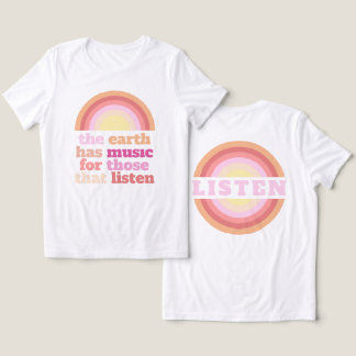 music for those who listen T-Shirt Tri-Blend Shirt